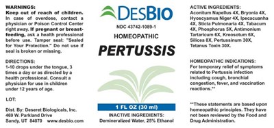 Pertussis (Dsrt82 Pertussis 10 16 17)